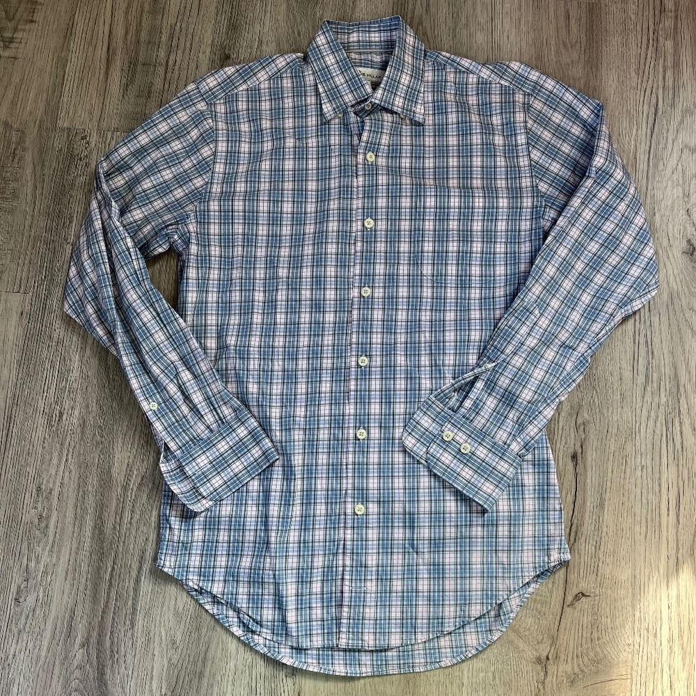 Peter Millar Button Down Shirt Small Long Sleeve - image 1